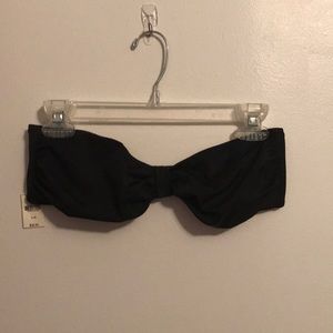 Black Bandeau Swim Top